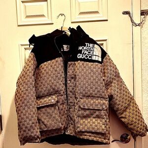 Gucci GG The North Face Down Puffer Jacket Unisex Large
